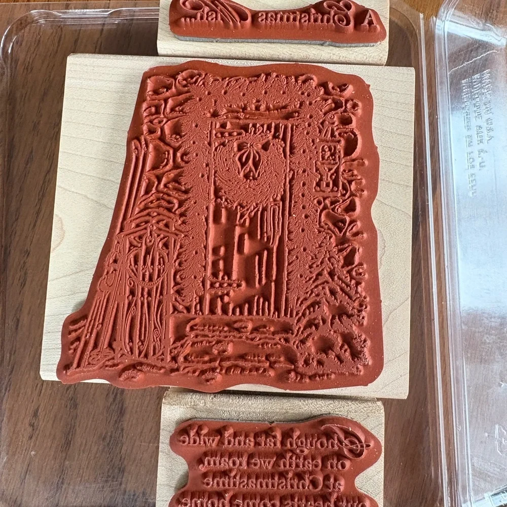 Stampin' Up! Home for Christmas Stamp Set of 3 - Picture 3 of 4